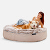 (XXL) Premium Indoor/Outdoor Dog Bed (Cappuccino)