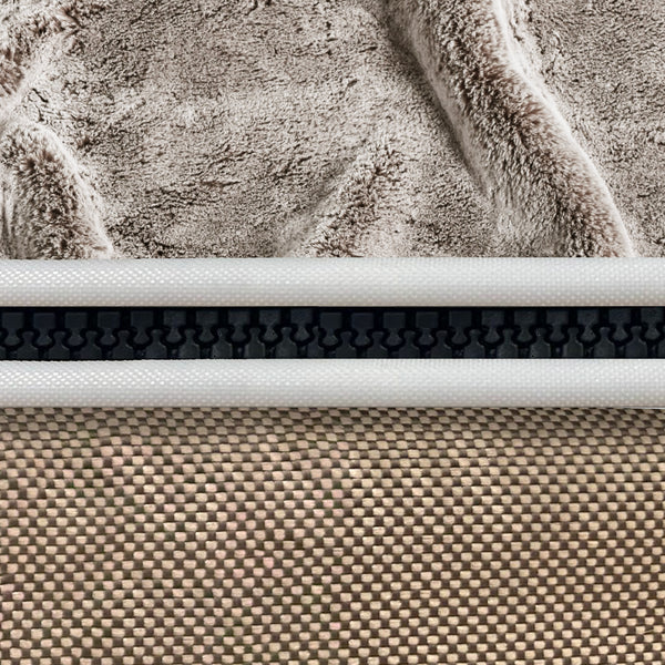 Cuccia per cani con materasso in schiuma a media resilienza - Per interni/esterni