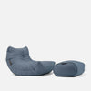 Acoustic Chaise Set - Outdoor/Interior Atlantic Denim (UV Grade AA+)