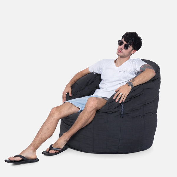 Schmetterlingssofa - Black Rock (Sunbrella)