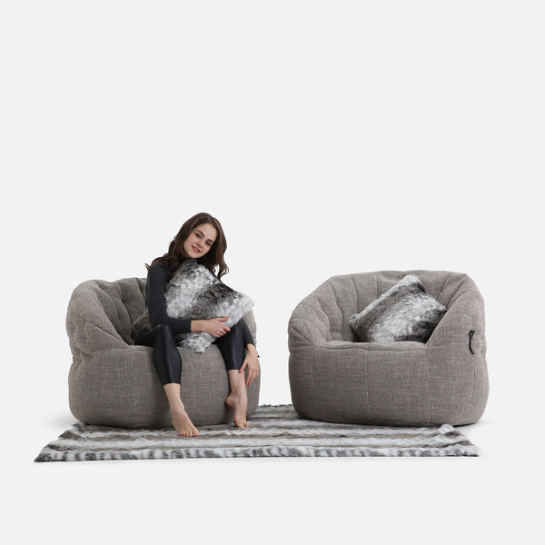 Deluxe-Kissen aus Kunstfell (Wildtiermotiv), 2er-Set