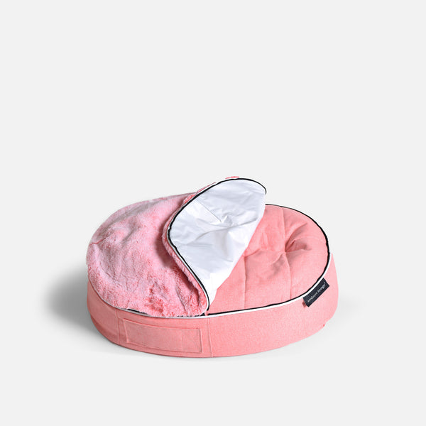 (M) Premium Indoor/Outdoor Dog Bed (Ballerina Pink)