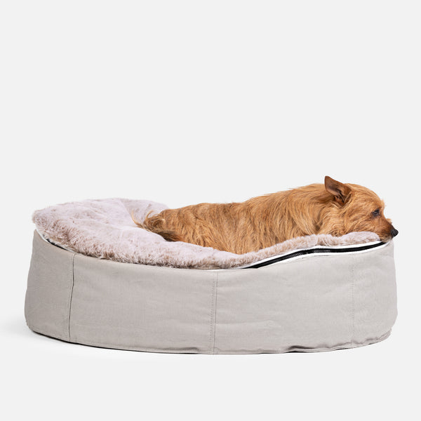 (M) Premium Indoor/Outdoor Dog Bed (Cappuccino)