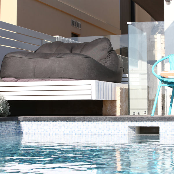 Satelliten-Doppelsofa – für den Außenbereich/Innenbereich