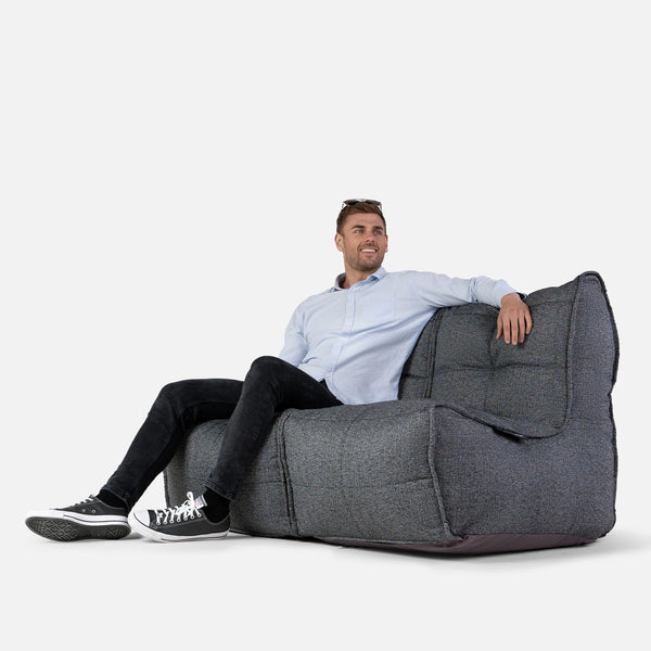 Doppelbett - Titanium-Gewebe