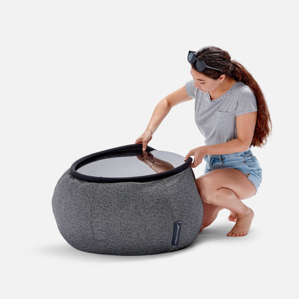 Versa Tisch - Titanium Weave