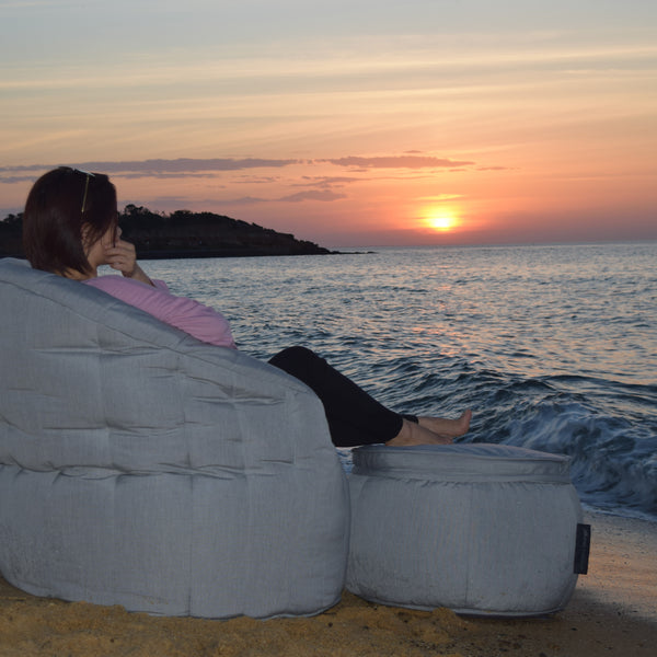 Wing Ottoman - Esterno/Interno