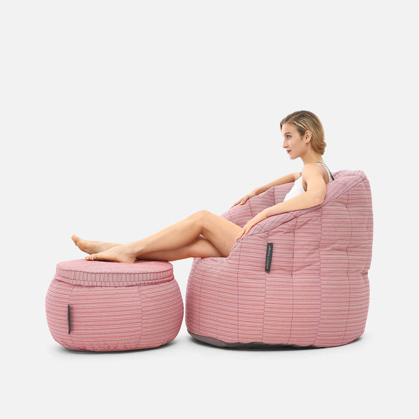 Wing Ottoman - Esterno/Interno