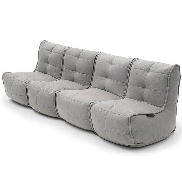 Mod 4 Quad Couch - Keystone Grey (with linen)