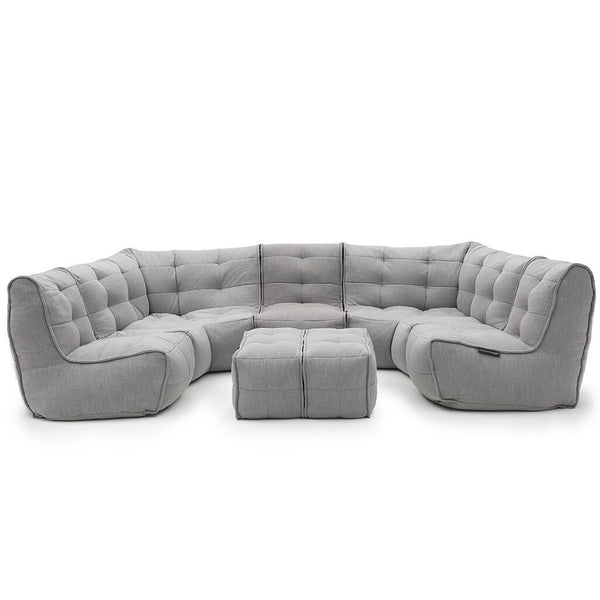 Mod 6 Lounge Max - Keystone Grey (with linen)