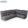 Mod 4 L Sofa - Titanium Weave (Indoor/Outdoor)