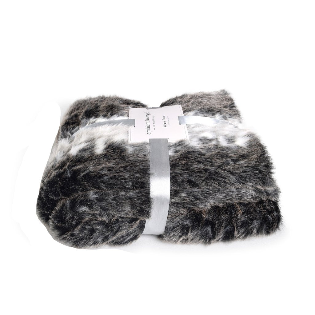 Throw - Deluxe Faux Fur Throw (Wild Animal)